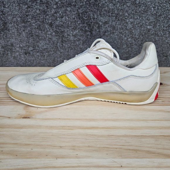 Adidas Puig Shoe in Cream, Yellow, Orange and Vivid Red - Picture 12 of 15